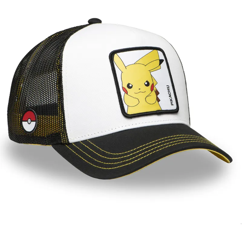 siltovky-zaoblena-kamionista-cierna-snapback-pikachu-pkm6-ele-pokemon-pikachu-pokemon-capslab