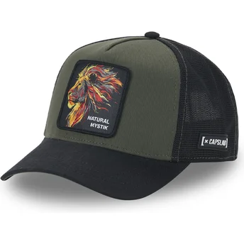 Cap zaoblená black snapback Lion Beasts Capslab