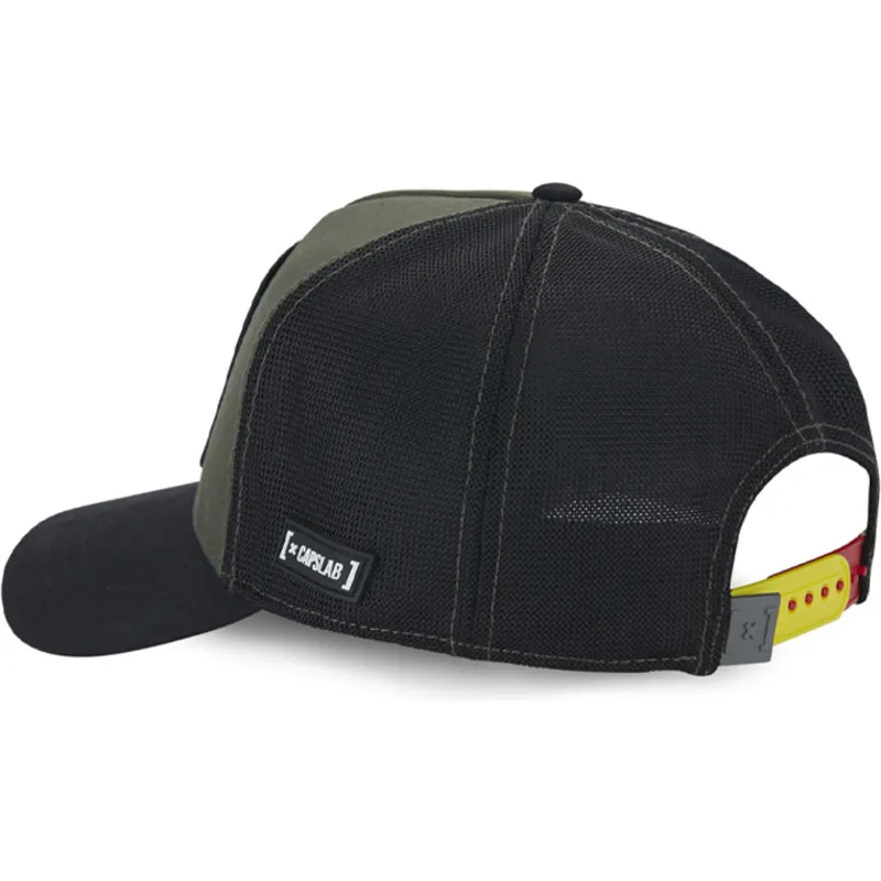 siltovka-zaoblena-cierna-snapback-natural-mystik-mys-lev-mytologicke-bytosti-capslab