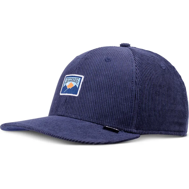 siltovky-zaoblena-tmavomodra-snapback-truefit-cord-mountains-djinns