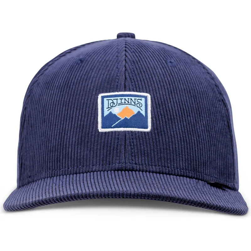 siltovky-zaoblena-tmavomodra-snapback-truefit-cord-mountains-djinns
