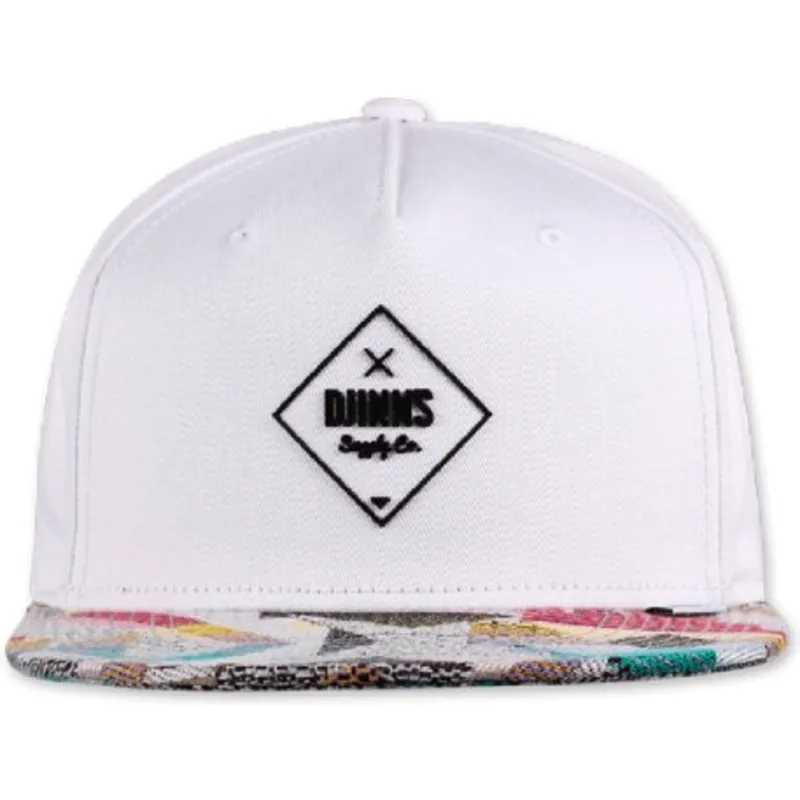 siltovka-rovna-biely-snapback-rubber-aztek-djinns