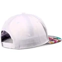 weisse-und-mehrfarbige-snapback-kappe-rubber-aztek-von-djinns