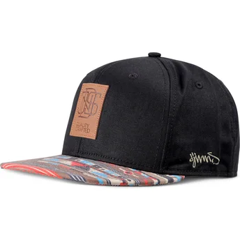 Šiltovka rovná čierna snapback Aztek Djinns