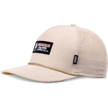 Καπέλο με καμπύλη beige snapback HFT Sunday Coffee Cord της Djinns