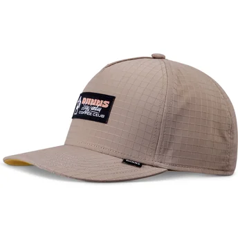 Braune gebogene Snapback-Kappe HFT Sunday Coffee RipStop von Djinns