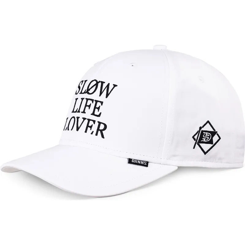 weisse-verstellbare-curved-cap-truefit-slow-life-lover-von-djinns