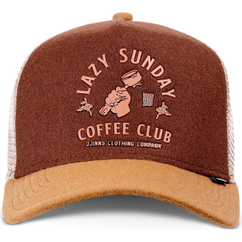 siltovka-zaoblena-hneda-snapback-hft-lazy-barista-djinns