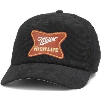 Šiltovky zaoblená čierna snapback Roscoe Cord American Needle