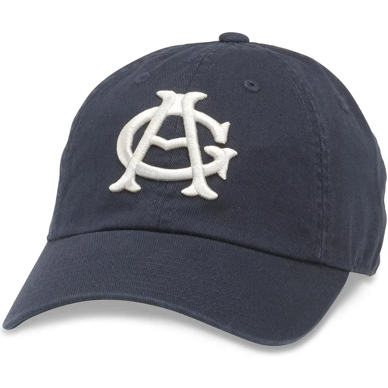 marineblaue-verstellbare-curved-cap-chicago-american-giants-ballpark-von-american-needle