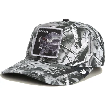 Καπέλο καμπύλο καμουφλάζ snapback βούβαλος Ruthless Camo Desaturated Camo The Farm από Goorin Bros.