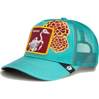 Cap zaoblená blue snapback flamenco Dia de Pancho Dia Los Muertos The Farm The Farm de Goorin Bros.