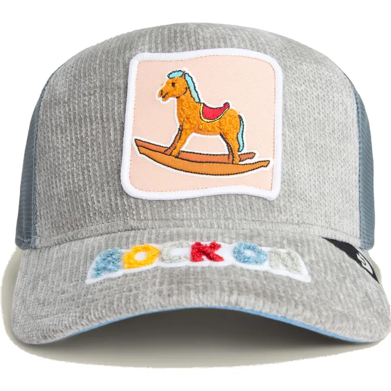 siltovka-zaoblena-siva-snapback-rock-on-hobby-horse-happy-thoughts-the-farm-goorin-bros siltovka-zaoblena-siva-snapback-rock-on-hobby-horse-happy-thoughts-the-farm-goorin-bros
