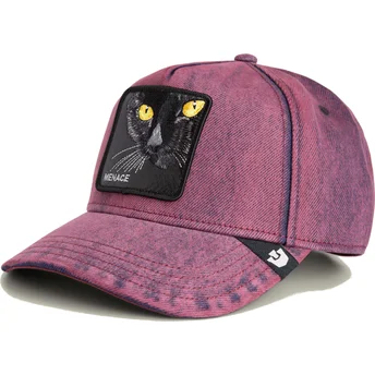 Šiltovky zaoblená červená snapback denim gato Menace Rail Bird The Showdown The Farm The Farm de Goorin Bros.