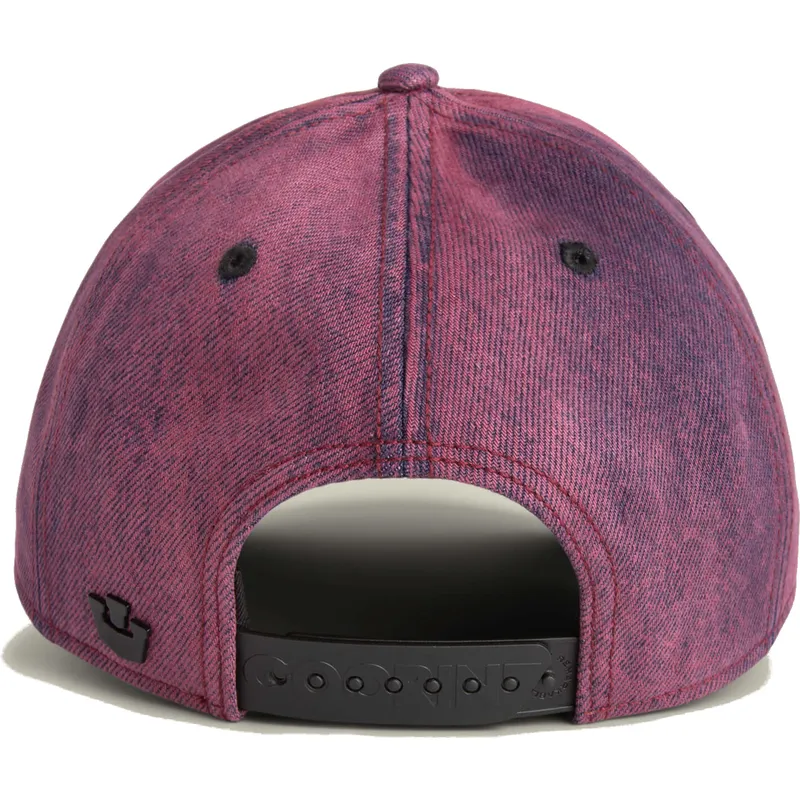 siltovky-zaoblena-cervena-snapback-denim-gato-menace-rail-bird-the-showdown-the-farm-the-farm-de-goorin-bros