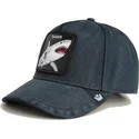 gorra-curva-negra-denim-snapback-tiburon-smurf-the-showdown-the-farm-de-goorin-bros