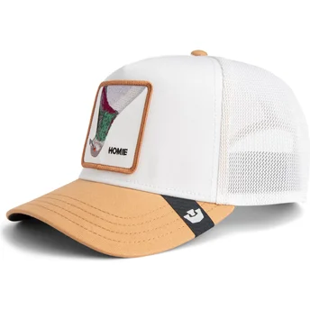 Cap zaoblená white snapback The Farm de Goorin Bros.