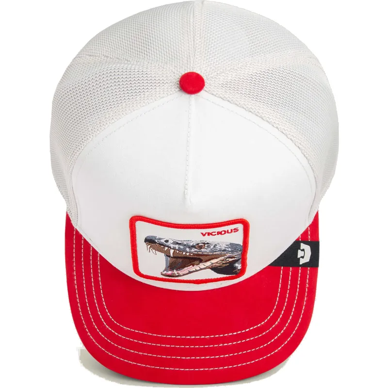 siltovky-zaoblena-kamionista-biely-snapback-serpiente-vicious-suede-snake-suede-truckers-the-farm-the-farm-de-goorin-bros