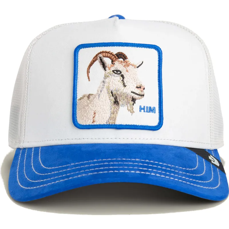 trucker-cap-weiss-und-blau-ziege-him-suede-goat-suede-truckers-the-farm-von-goorin-bros