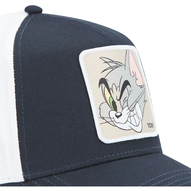gorra-curva-azul-marino-y-blanca-snapback-tom-taj6-tom-looney-tunes-de-capslab