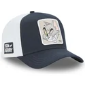 capslab-curved-brim-tom-taj6-tom-looney-tunes-navy-blue-and-white-snapback-cap