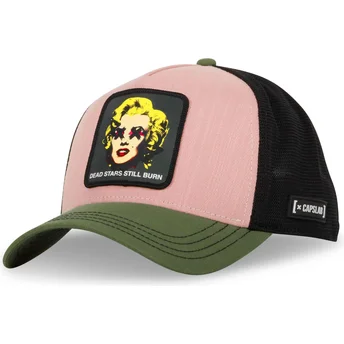 Trucker-Cap mehrfarbig Marilyn Monroe Dead Stars Still Burn ART DEAD Famous von Capslab