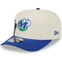 gorra-curva-beige-y-azul-snapback-9fifty-a-frame-precurved-hardwood-classics-de-dallas-mavericks-nba-de-new-era