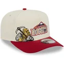 siltovka-zaoblena-cervena-snapback-9fifty-a-frame-precurved-hardwood-classics-denver-nuggets-nba-new-era