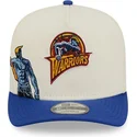 cap-zaoblena-blue-snapback-9fifty-a-frame-precurved-hardwood-classics-golden-state-warriors-nba-new-era