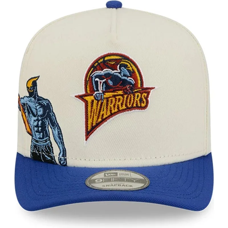 siltovky-zaoblena-modra-snapback-9fifty-a-frame-precurved-hardwood-classics-golden-state-warriors-nba-new-era