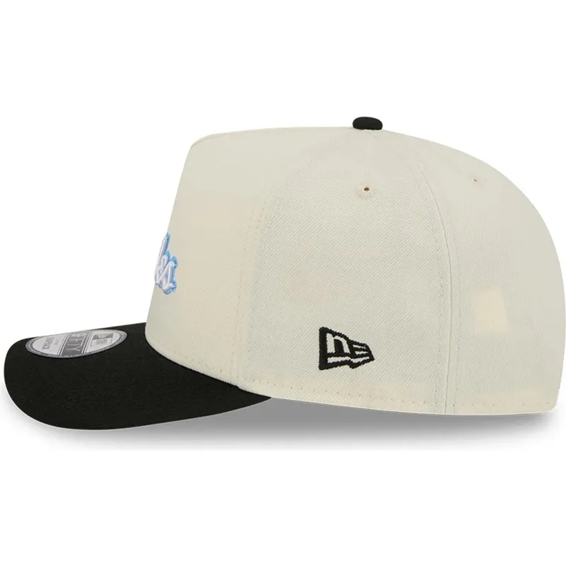 siltovka-zaoblena-cierna-snapback-9fifty-a-frame-precurved-hardwood-classics-los-angeles-lakers-nba-new-era