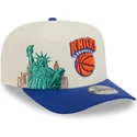 siltovka-zaoblena-modra-snapback-9fifty-a-frame-precurved-hardwood-classics-new-york-knicks-nba-new-era