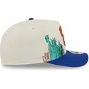gorra-curva-beige-y-azul-snapback-9fifty-a-frame-precurved-hardwood-classics-de-new-york-knicks-nba-de-new-era