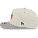 gorra-curva-beige-y-gris-snapback-9fifty-a-frame-precurved-hardwood-classics-de-san-antonio-spurs-nba-de-new-era