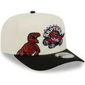 siltovka-zaoblena-cierna-snapback-9fifty-a-frame-precurved-hardwood-classics-toronto-raptors-nba-new-era
