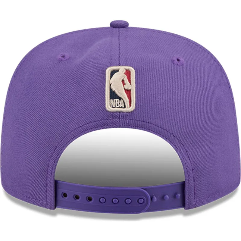 violette-flache-snapback-kappe-9fifty-a-frame-hardwood-classics-der-los-angeles-lakers-nba-von-new-era