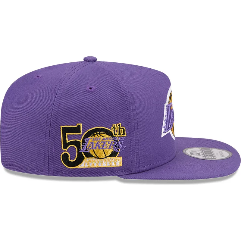 siltovka-rovna-fialova-snapback-9fifty-a-frame-hardwood-classics-los-angeles-lakers-nba-new-era