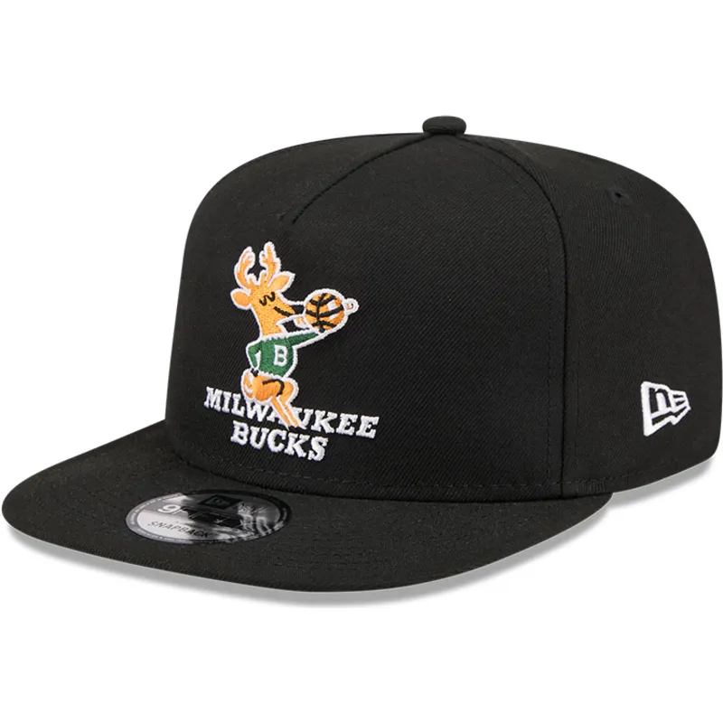 cap-rovna-black-snapback-9fifty-a-frame-hardwood-classics-milwaukee-bucks-nba-new-era
