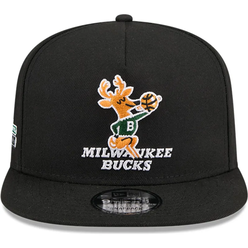 cap-rovna-black-snapback-9fifty-a-frame-hardwood-classics-milwaukee-bucks-nba-new-era