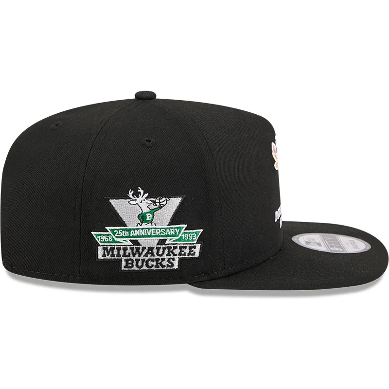 siltovka-rovna-cierna-snapback-9fifty-a-frame-hardwood-classics-milwaukee-bucks-nba-new-era
