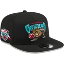 schwarze-snapback-kappe-9fifty-a-frame-hardwood-classics-der-vancouver-grizzlies-nba-von-new-era