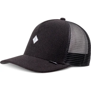 Cap zaoblená black snapback Djinns