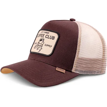 Cap zaoblená brown snapback Djinns