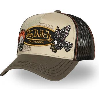 Šiltovka zaoblená viacfarebná snapback PATCHES11 Von Dutch