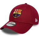 cap-zaoblena-red-snapback-9forty-ajustable-fc-barcelona-laliga-new-era