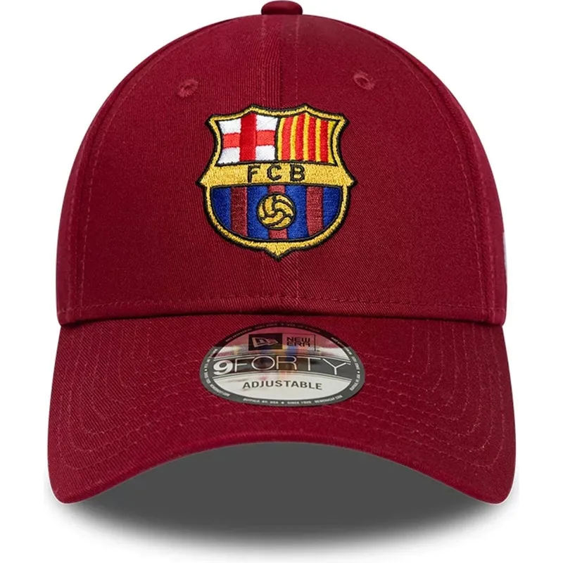 cap-zaoblena-red-snapback-9forty-ajustable-fc-barcelona-laliga-new-era