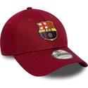 cap-zaoblena-red-snapback-9forty-ajustable-fc-barcelona-laliga-new-era