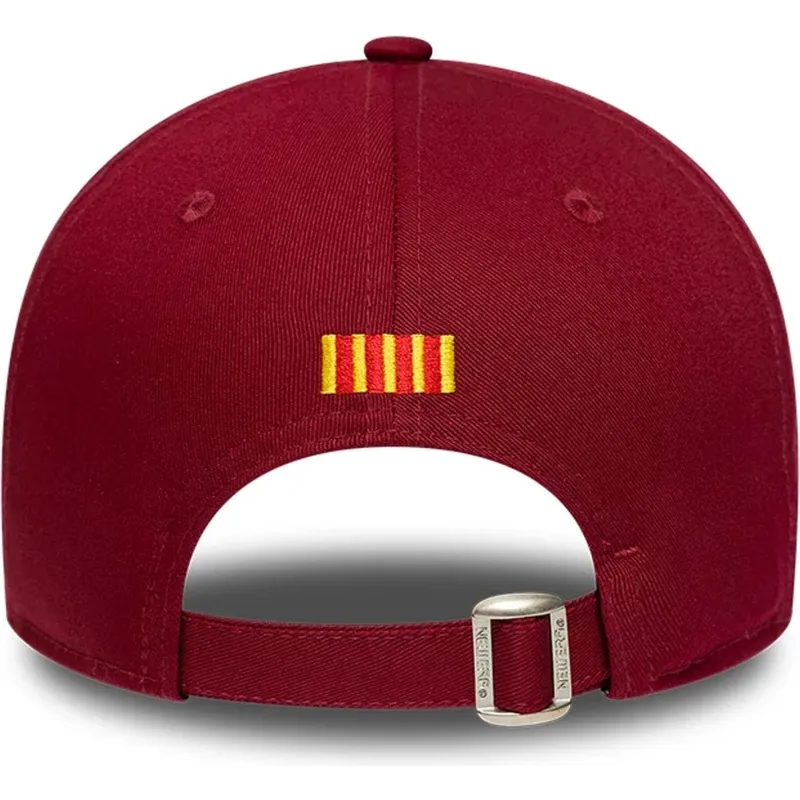 siltovky-zaoblena-cervena-snapback-9forty-ajustable-fc-barcelona-laliga-new-era