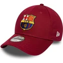 rote-verstellbare-kinderkappe-fc-barcelona-laliga-9forty-core-von-new-era