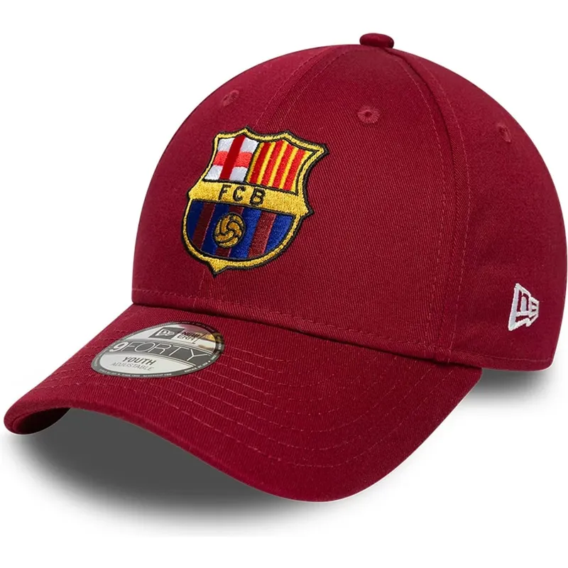 cap-zaoblena-red-snapback-pre-deti-9forty-ajustable-fc-barcelona-laliga-new-era